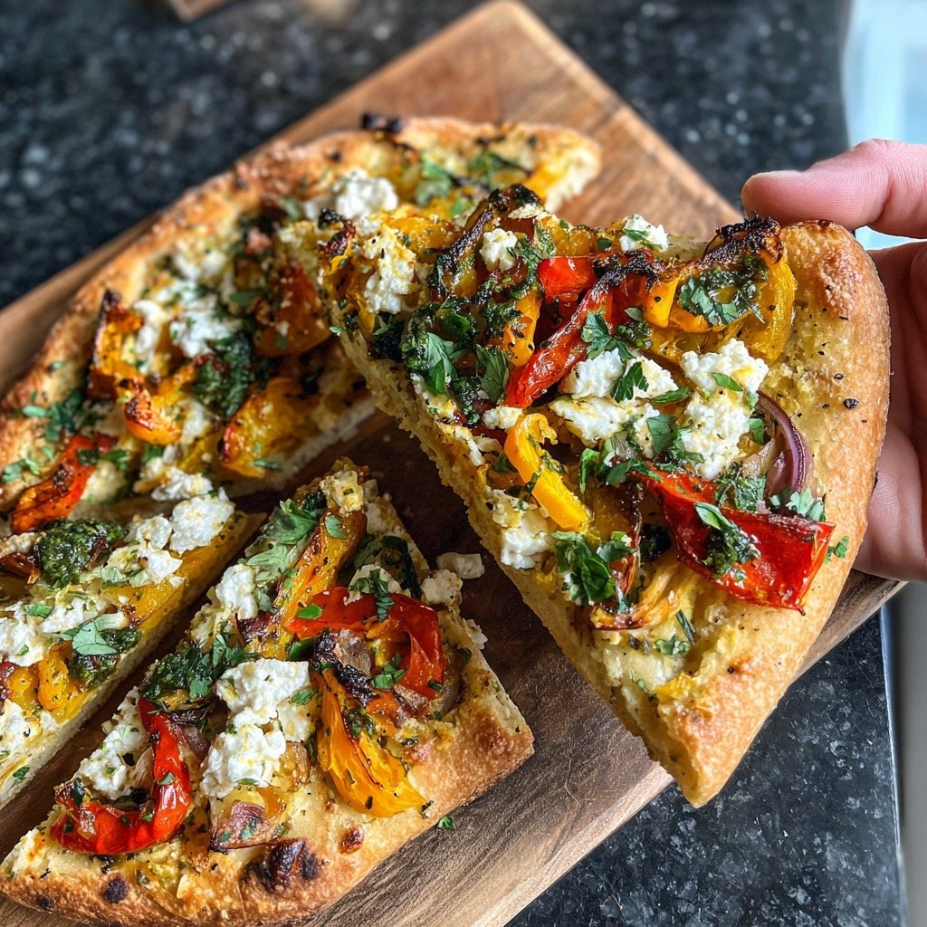 Super Bowl Party Food Veggie Flatbreads