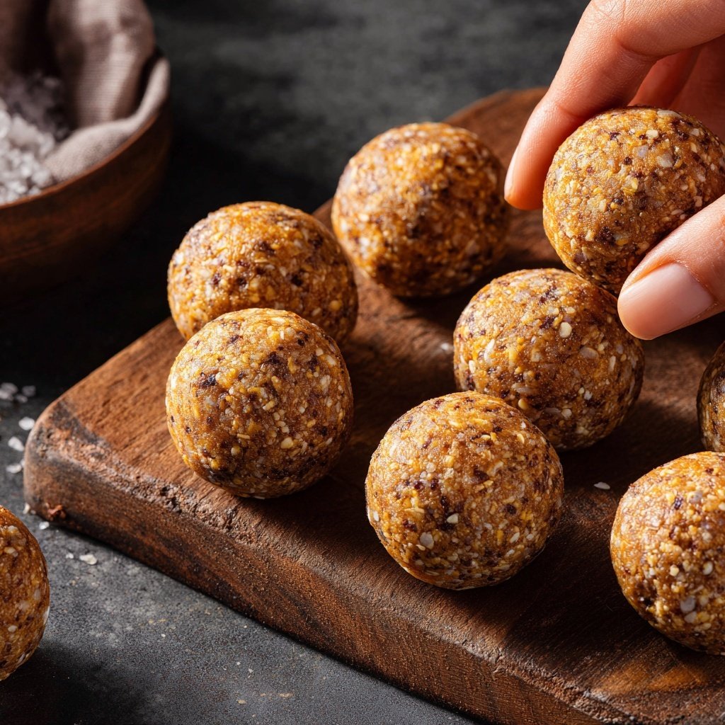 Protein Balls with Flax Seeds