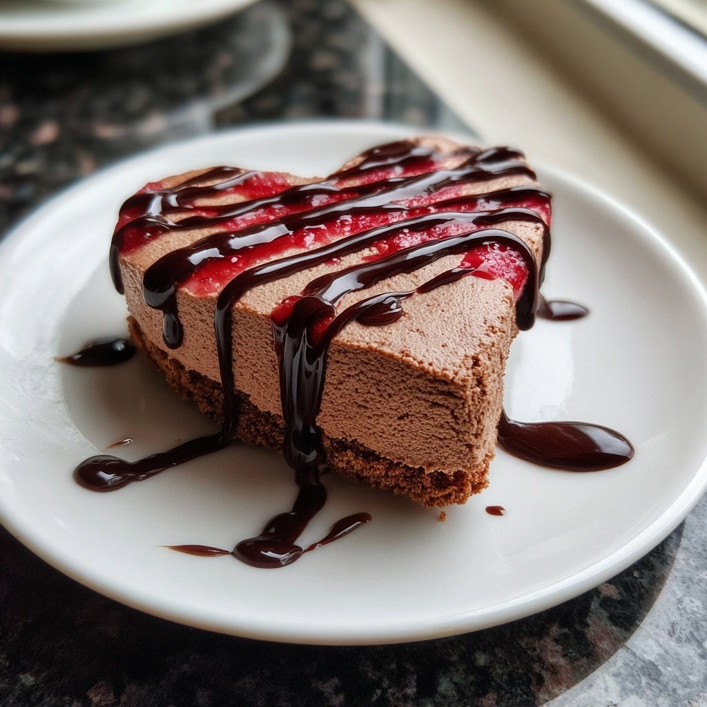 Mini Heart Cake with Chocolate Mousse