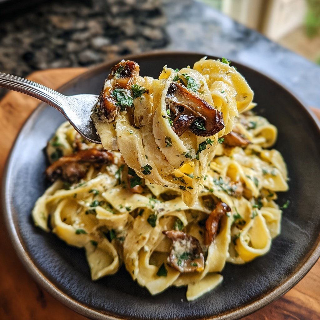 Romantic Mushroom Tagliatelle