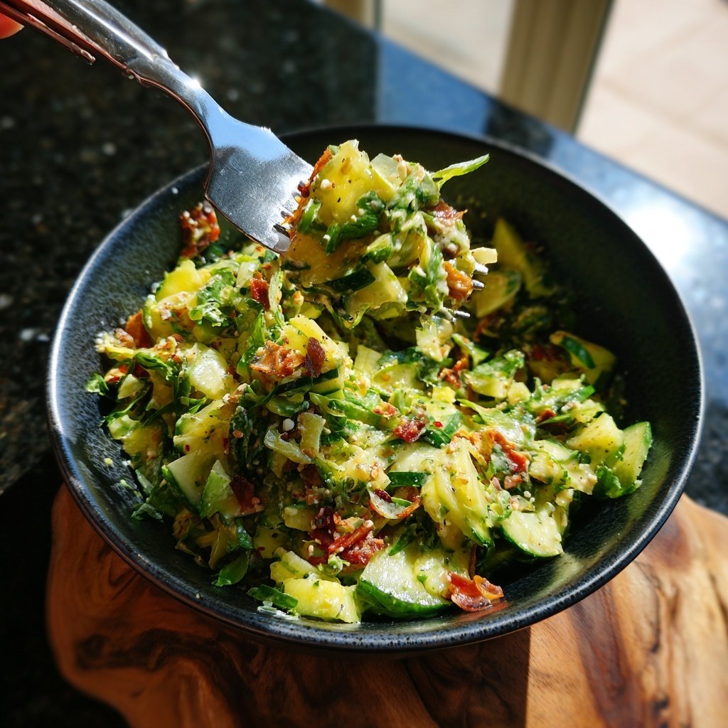 Celery Cucumber Crunch Salad