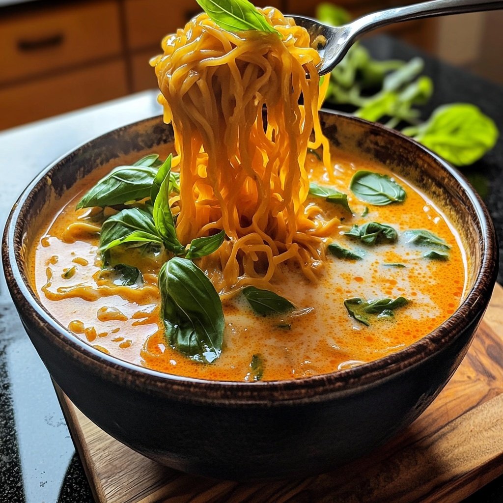 Thai Red Curry Noodle Soup