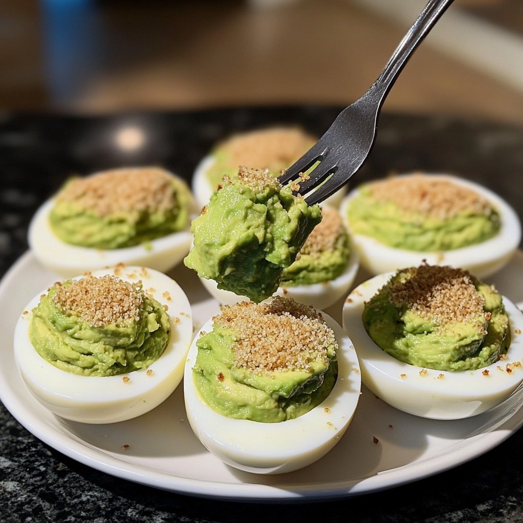 Avocado Deviled Eggs