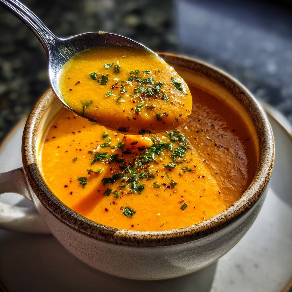 Spring Carrot And Ginger Soup