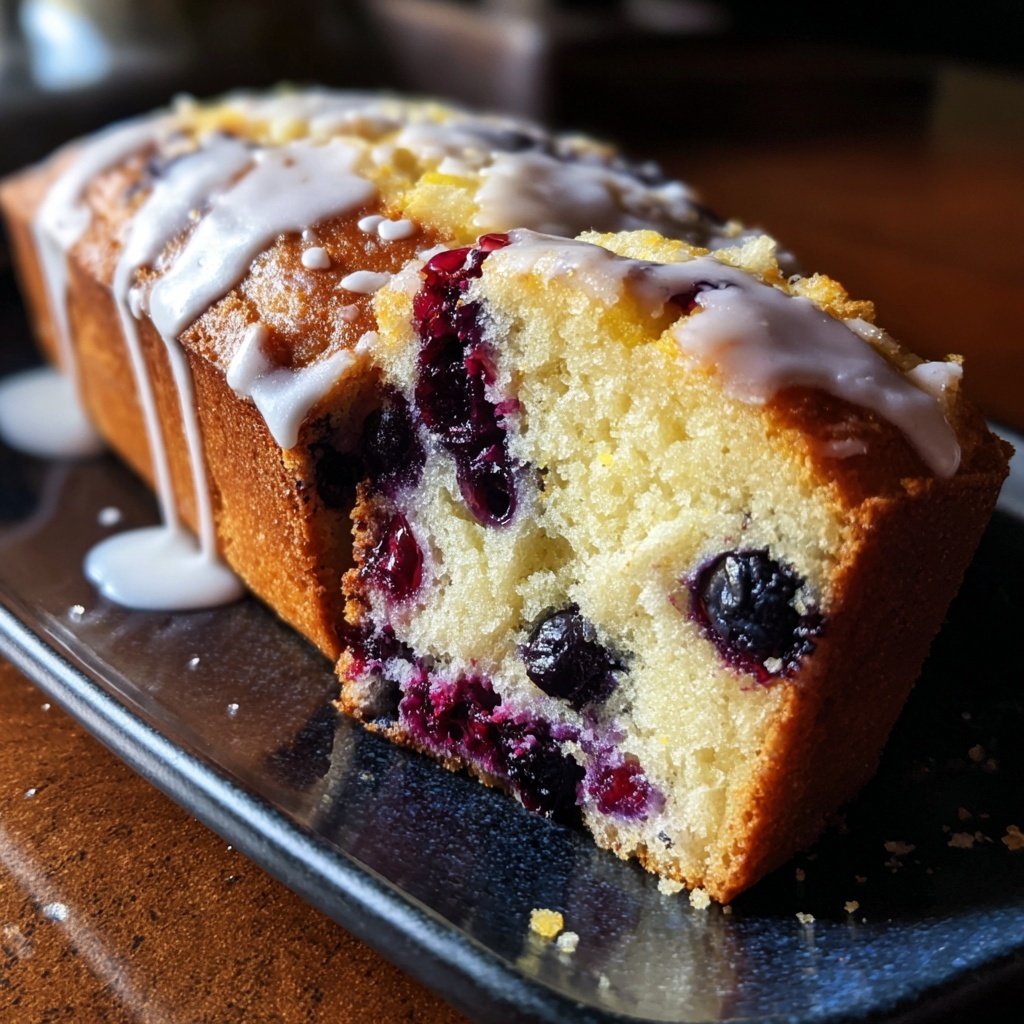 Blueberry Lemon Pound Cake