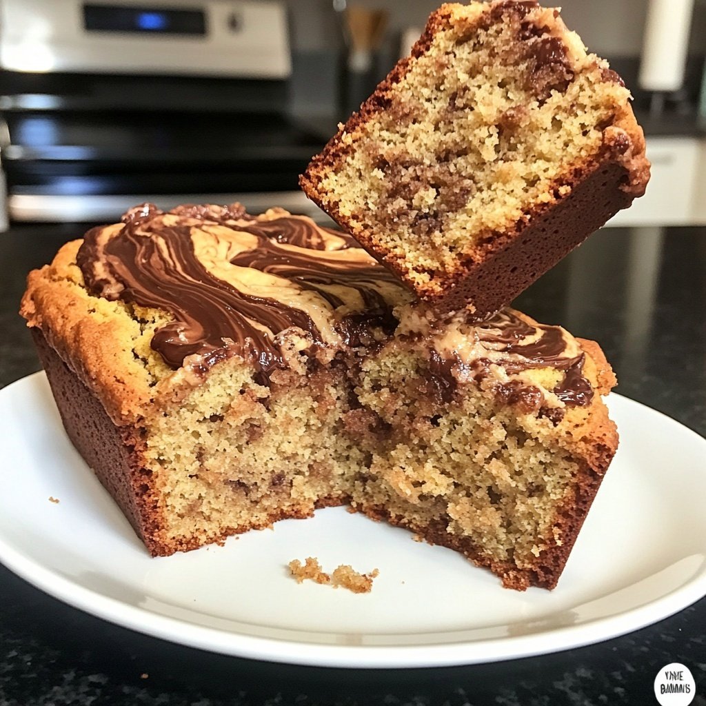 Banana Bread with Nutella Swirl Recipe
