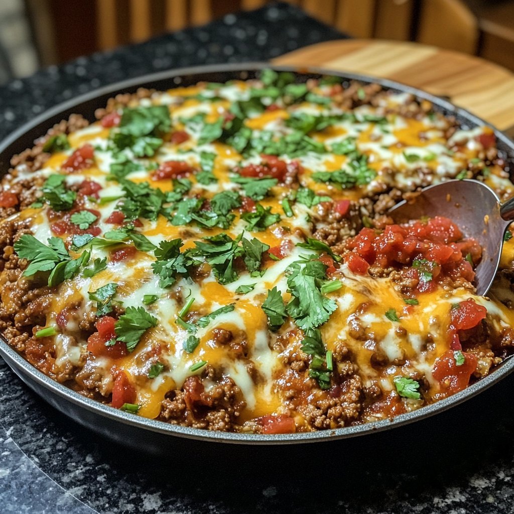 Ground Beef Taco Skillet